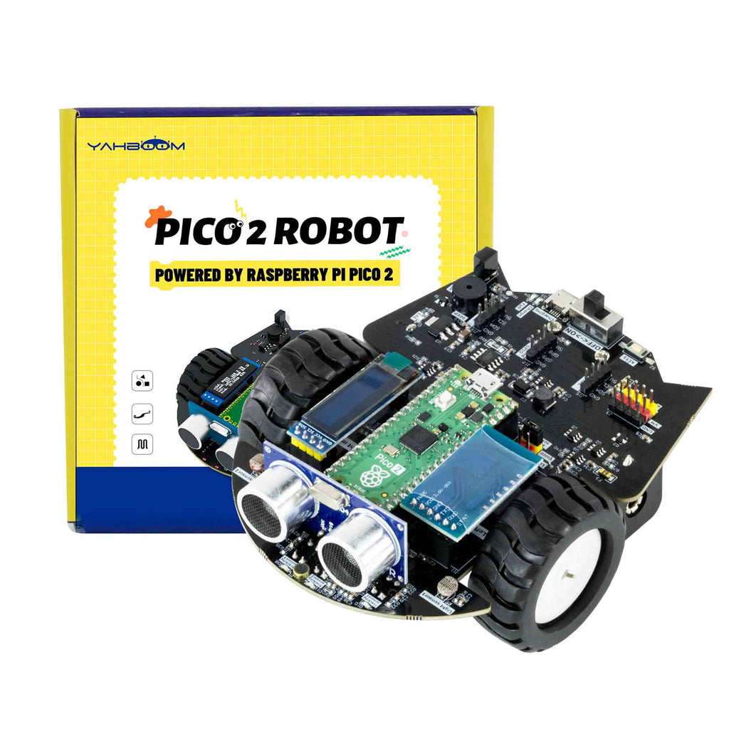 Yahboom Raspberry Pi Pico 2 Car Robot Adopt MicroPython Programming