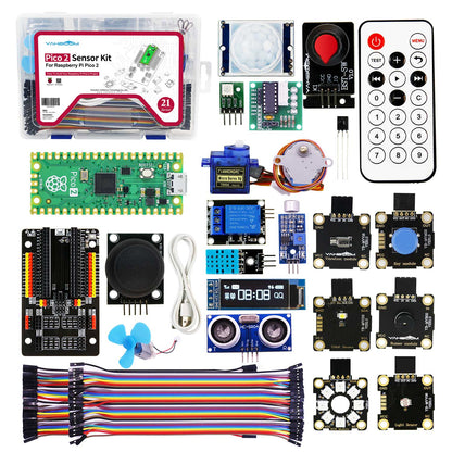 Kit de sensor Yahboom para Raspberry Pi Pico 2 (Introducción a MicroPython y RP2350)