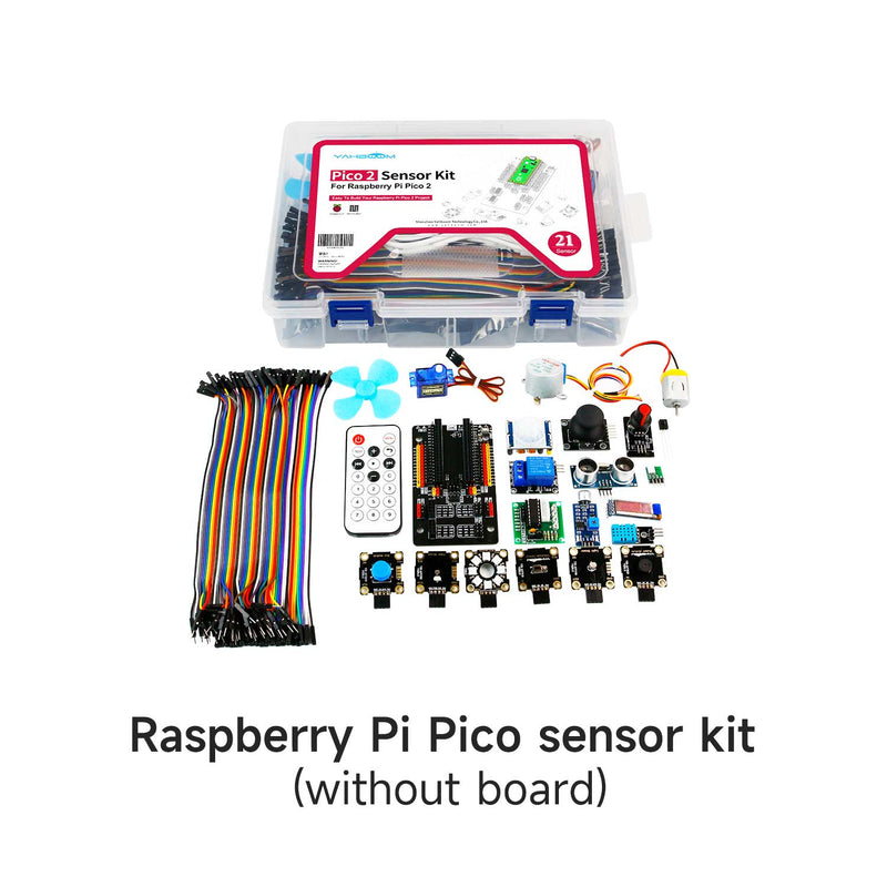 Yahboom sensor kit for Raspberry Pi Pico 2(Get Started with MicroPython and RP2350)