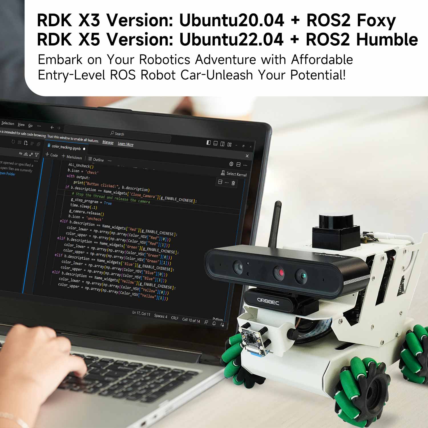 RDK ROS2 Robot Car with Mecanum Wheel