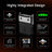 Highly integrated design of a device with various components and features highlighted.