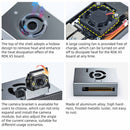 RDK X5 Aluminum Alloy Case with Cooling Fan for D-Robotics RDK X5 Board