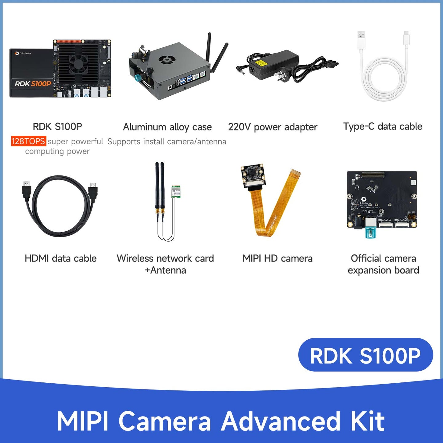 D-Robotics RDK S100 S100P Developer Kit (80TOPS/128TOPS)