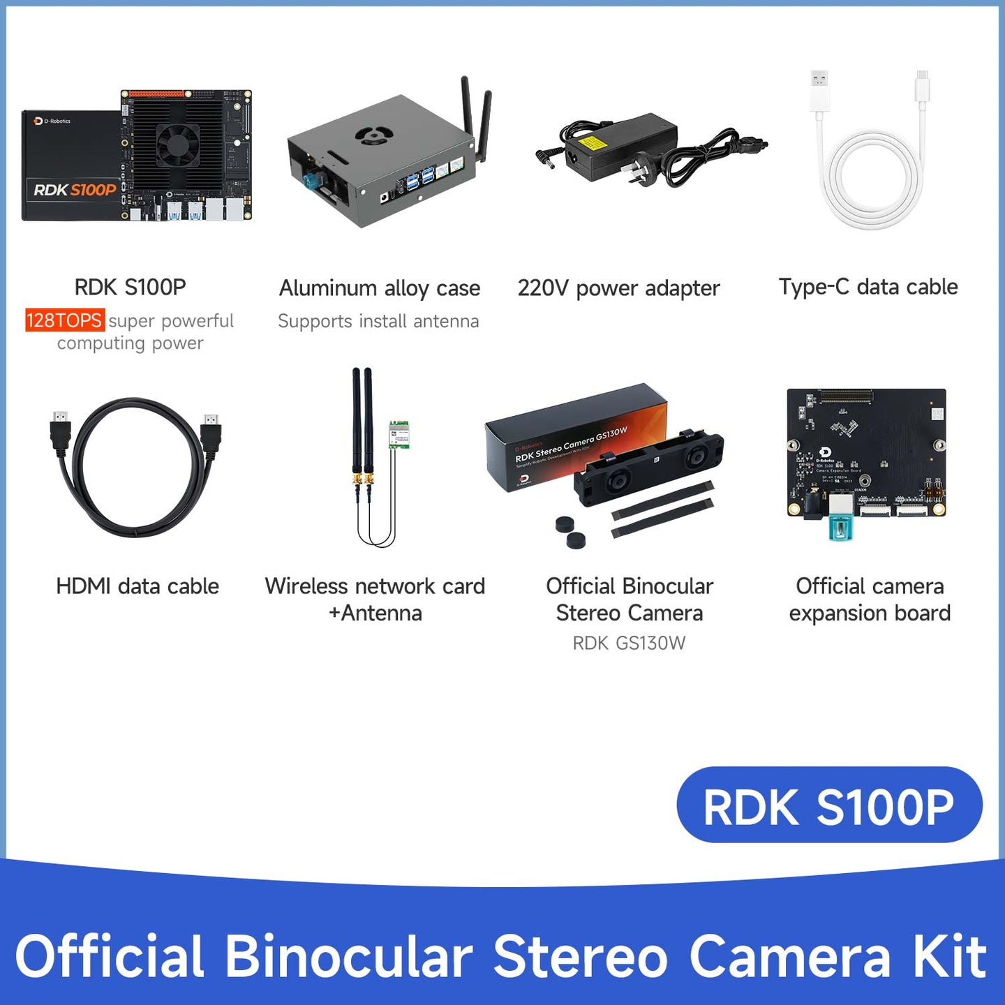 D-Robotics RDK S100 S100P Developer Kit (80TOPS/128TOPS)