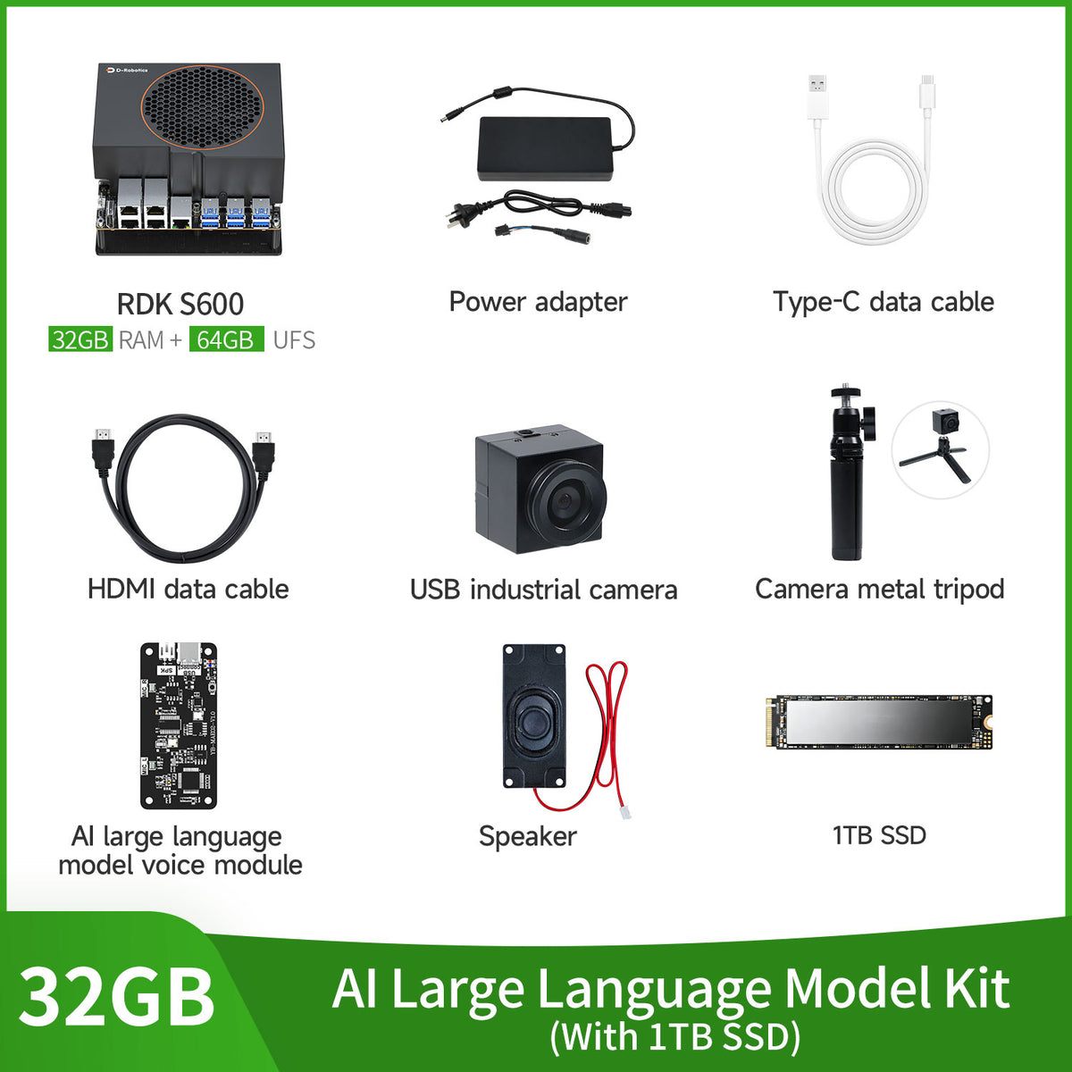 RDK S600 Robot Development Kit with 32+64GB/64+256GB RAM(560TOPS)