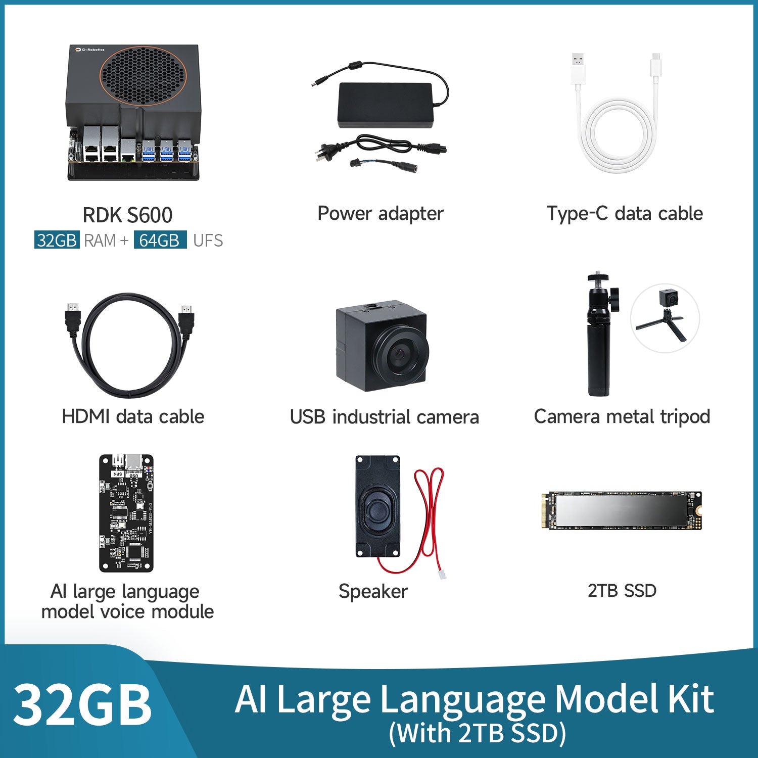 RDK S600 Robot Development Kit with 32+64GB/64+256GB RAM(560TOPS)