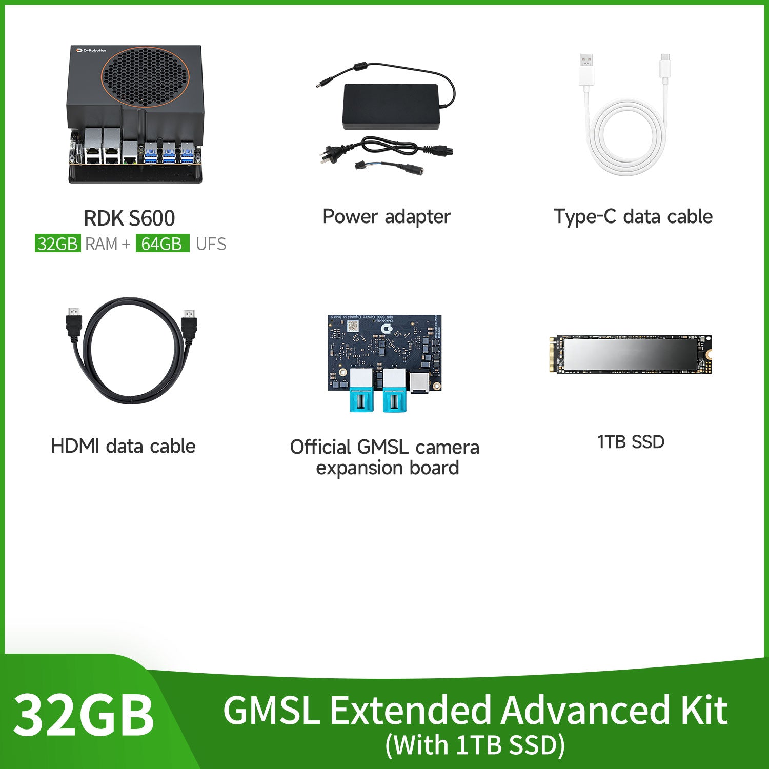 RDK S600 Robot Development Kit with 32+64GB/64+256GB RAM(560TOPS)