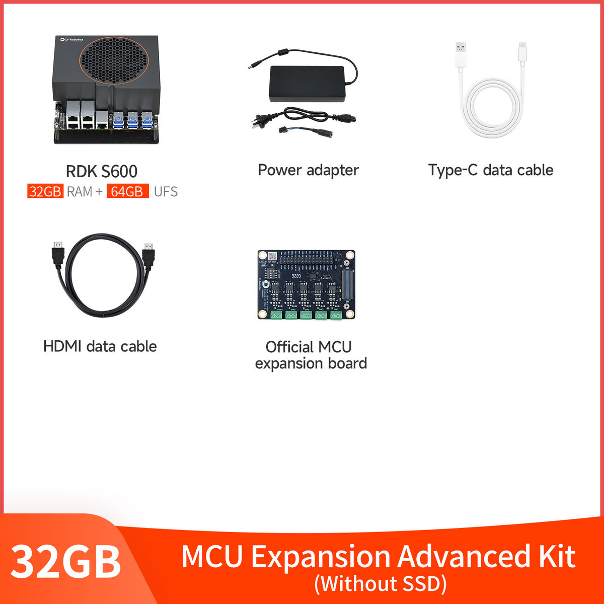 RDK S600 Robot Development Kit with 32+64GB/64+256GB RAM(560TOPS)