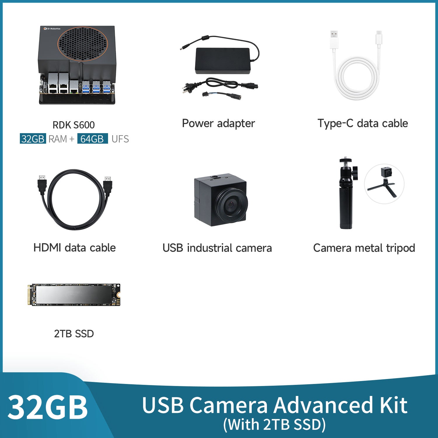 RDK S600 Robot Development Kit with 32+64GB/64+256GB RAM(560TOPS)