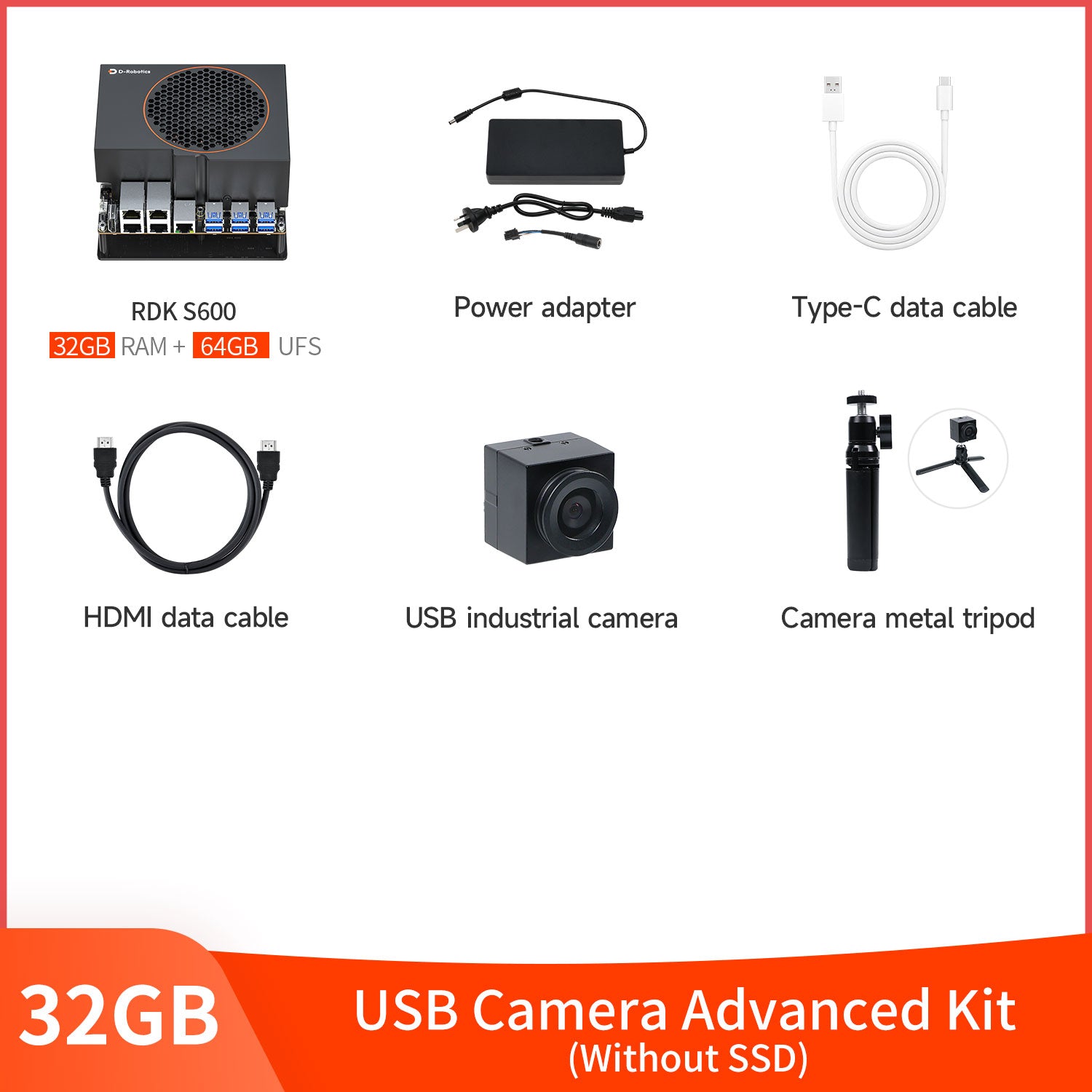RDK S600 Robot Development Kit with 32+64GB/64+256GB RAM(560TOPS)