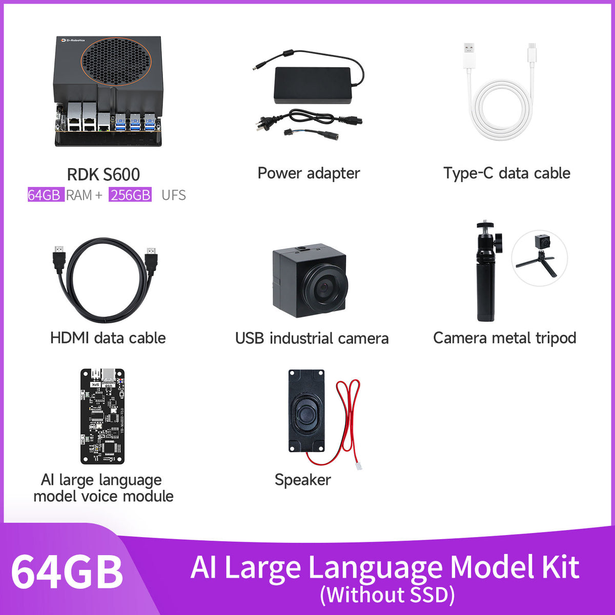 RDK S600 Robot Development Kit with 32+64GB/64+256GB RAM(560TOPS)