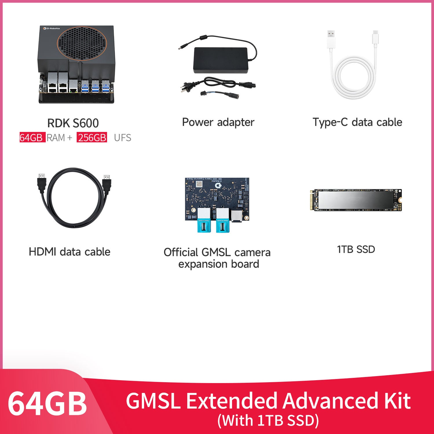 RDK S600 Robot Development Kit with 32+64GB/64+256GB RAM(560TOPS)