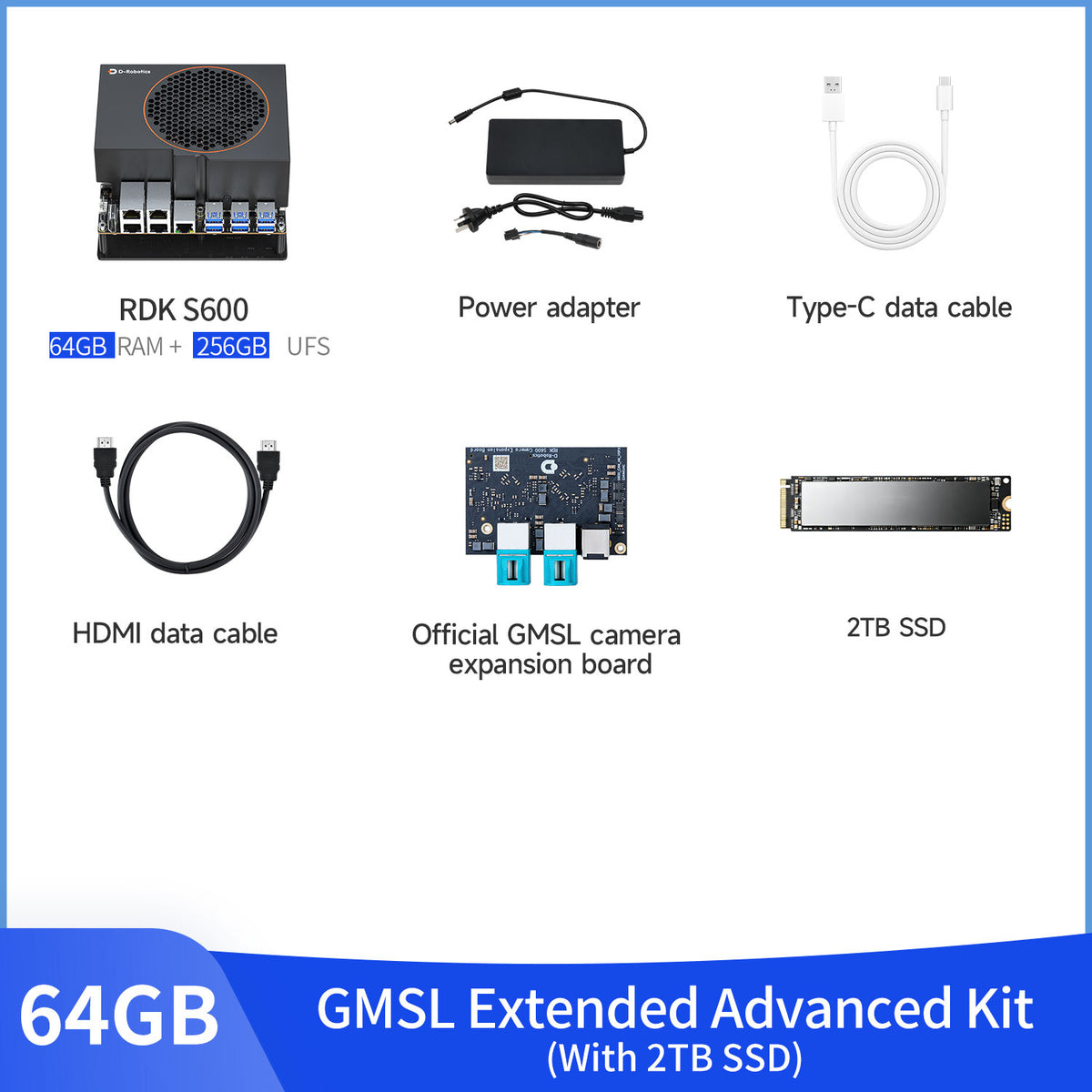 RDK S600 Robot Development Kit with 32+64GB/64+256GB RAM(560TOPS)