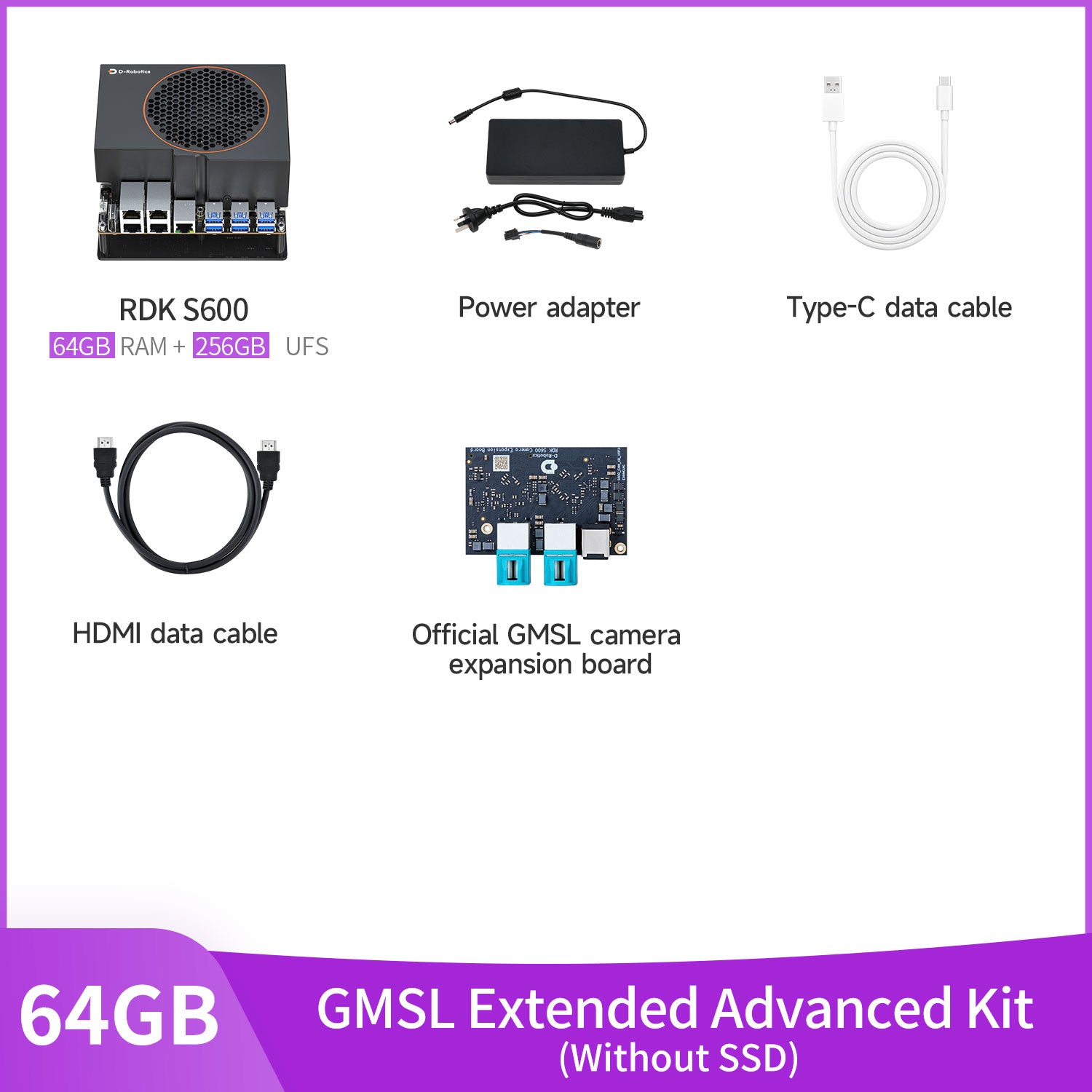RDK S600 Robot Development Kit with 32+64GB/64+256GB RAM(560TOPS)