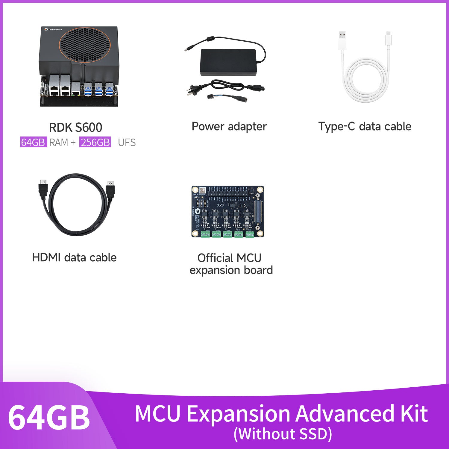 RDK S600 Robot Development Kit with 32+64GB/64+256GB RAM(560TOPS)