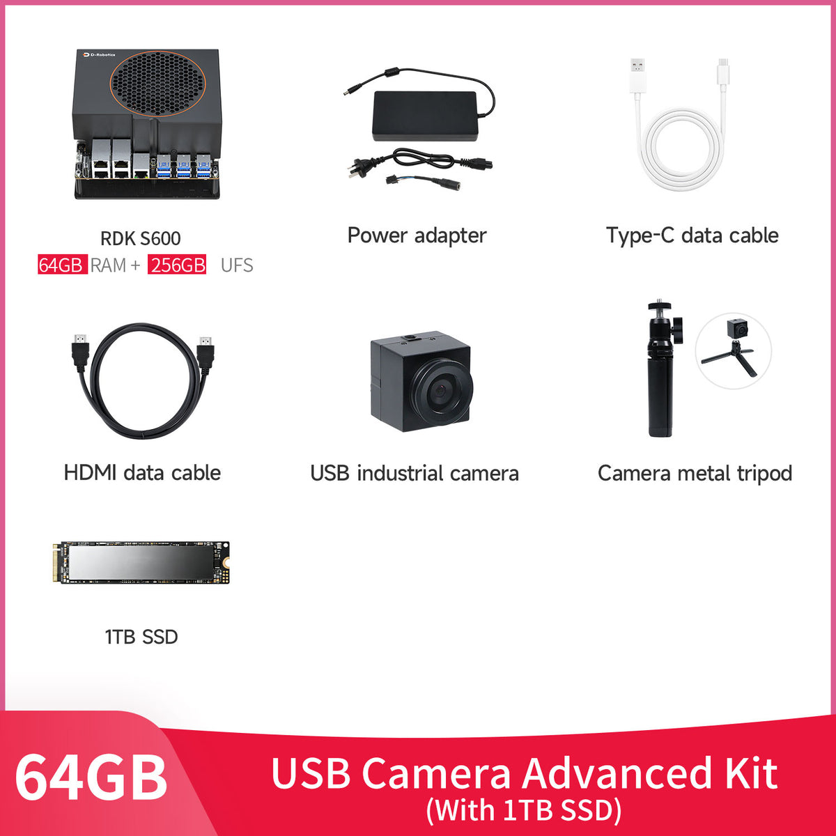 RDK S600 Robot Development Kit with 32+64GB/64+256GB RAM(560TOPS)