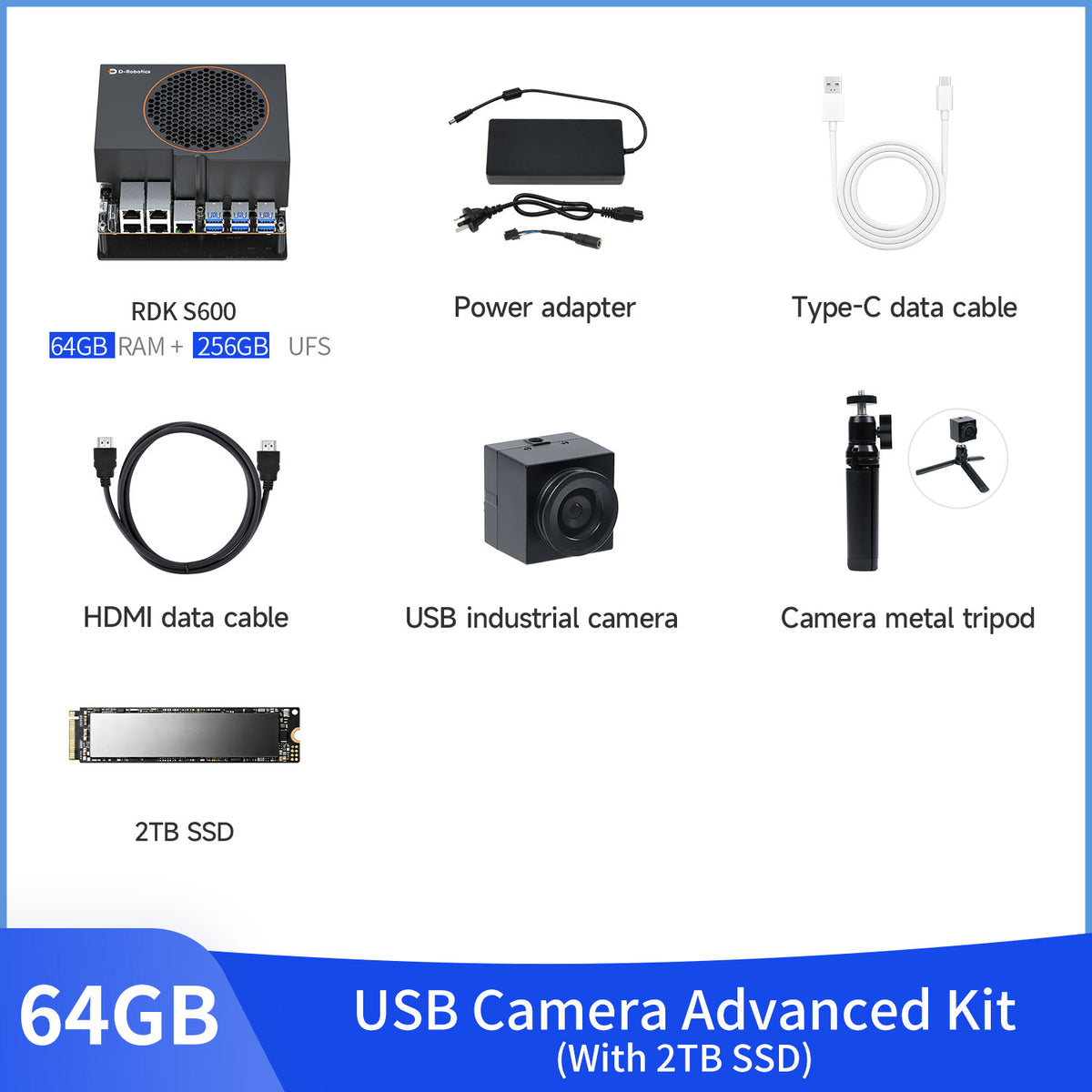 RDK S600 Robot Development Kit with 32+64GB/64+256GB RAM(560TOPS)