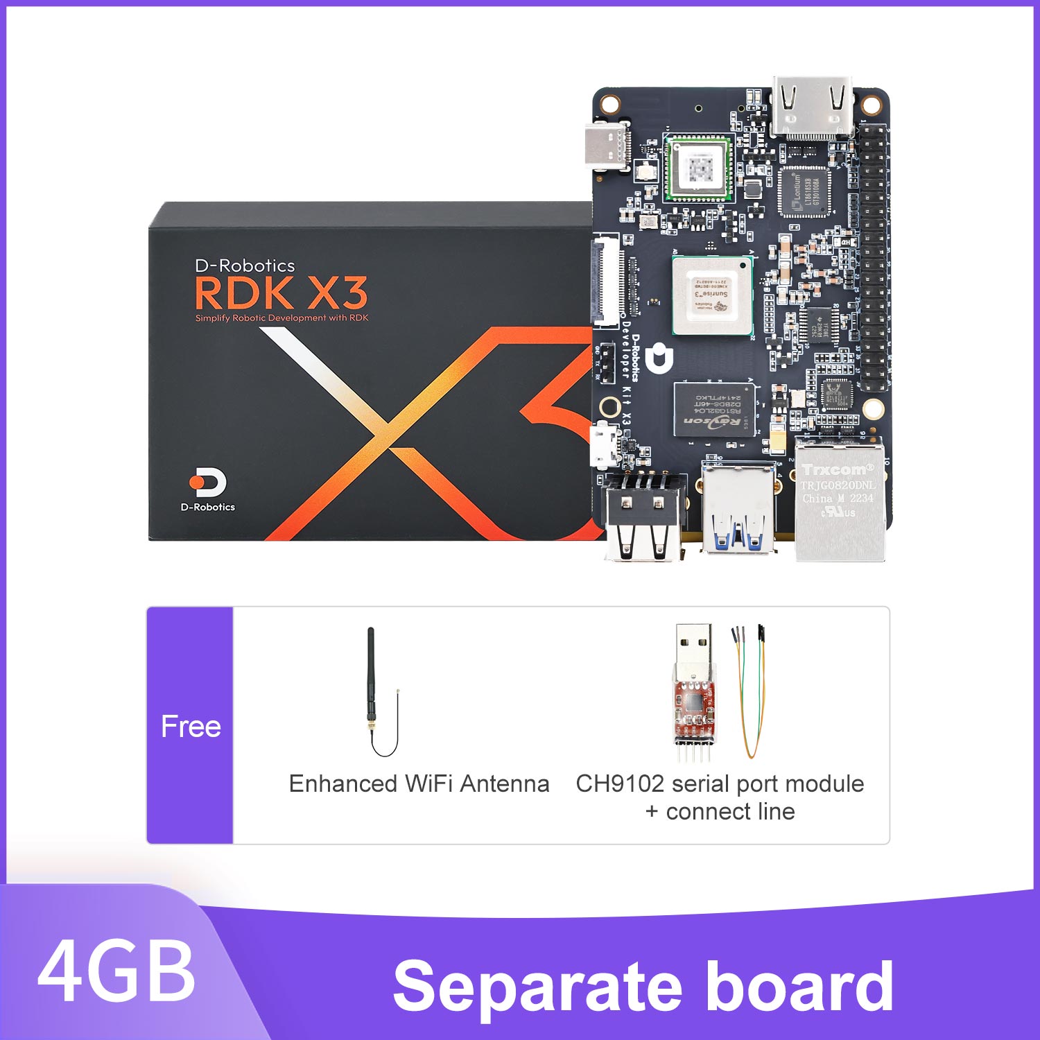 Kit de développement robotique RDK X3