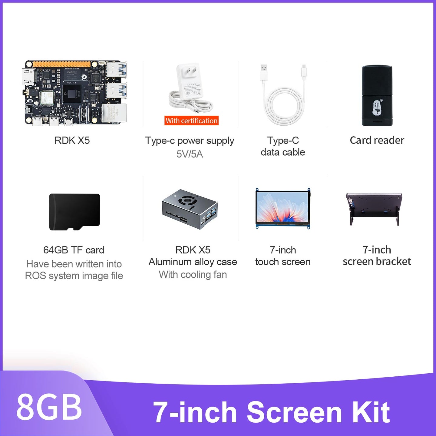RDK X5 Robot Developer Kit support AI Large Model with 4G/8GB RAM