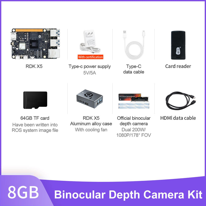 RDK X5 Robot Development Kit support AI Large Model