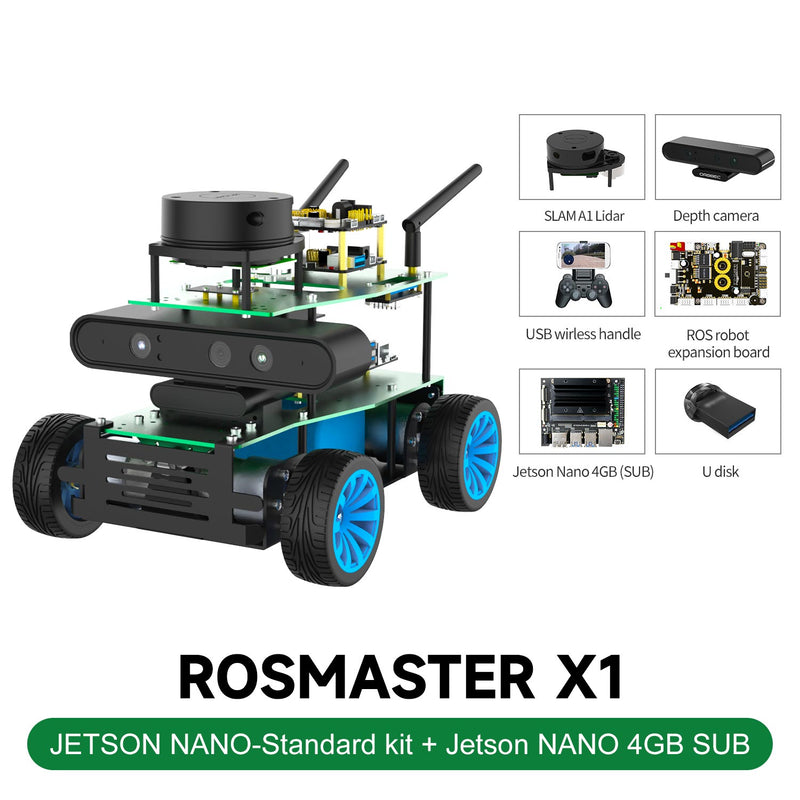 ROSMASTER X1 ROS Robot for Jetson NANO 4GB/RaspberryPi 4B