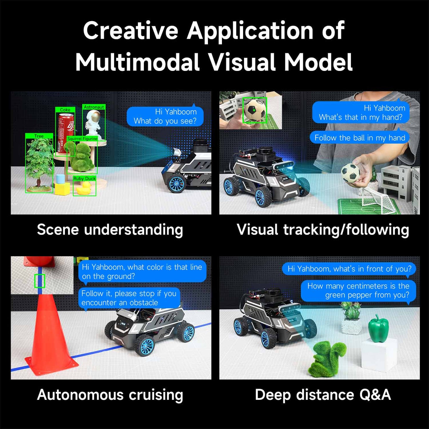 ROSMASTER AI ROS2 Robot Creative Application