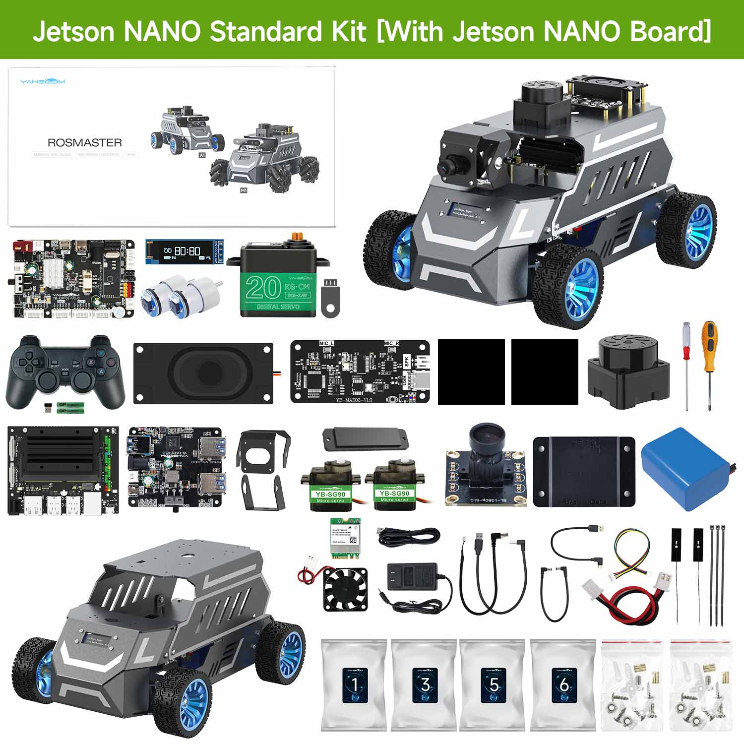 ROSMASTER A1 Standard Kit with Jetson nano