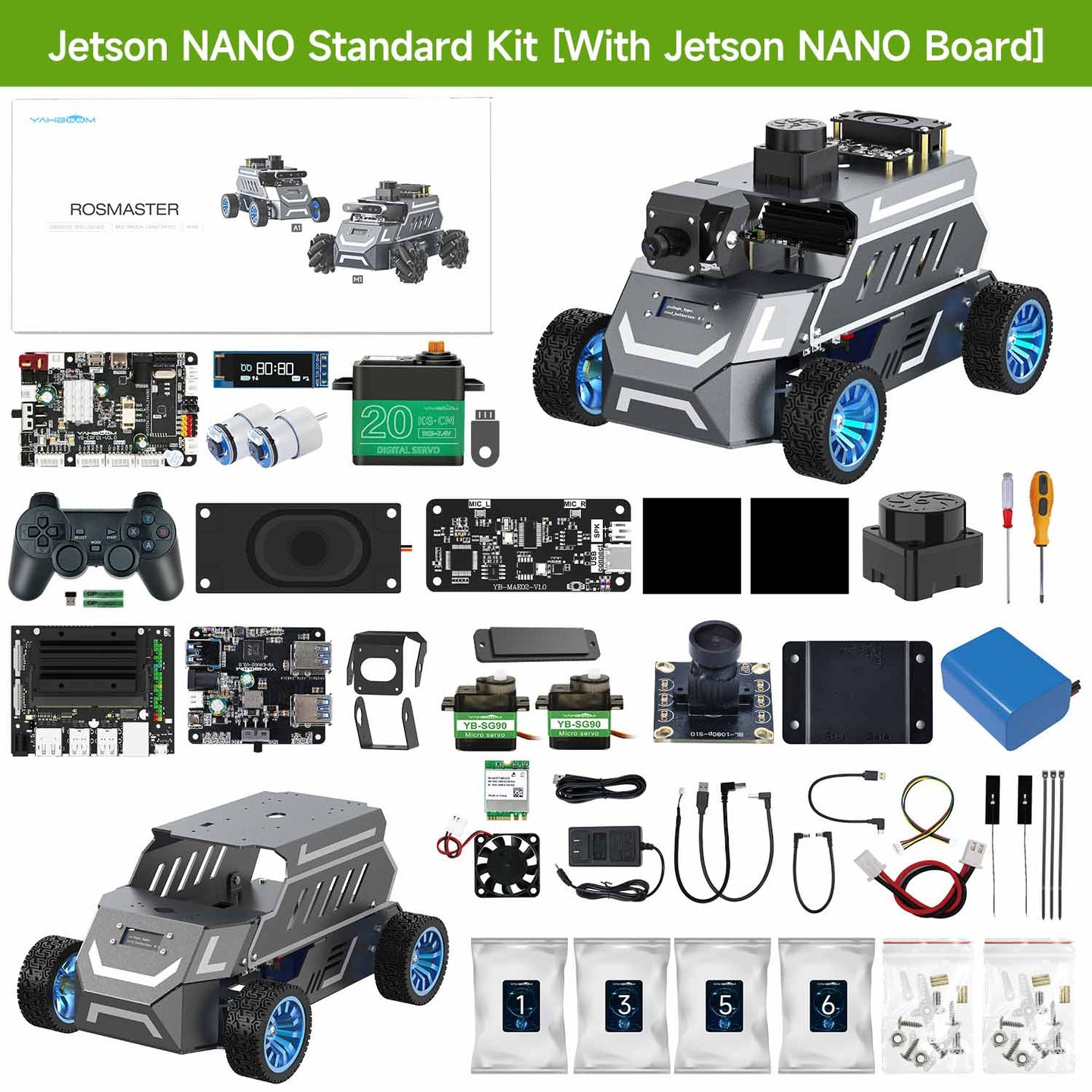 ROSMASTER A1 Standard Kit with Jetson nano