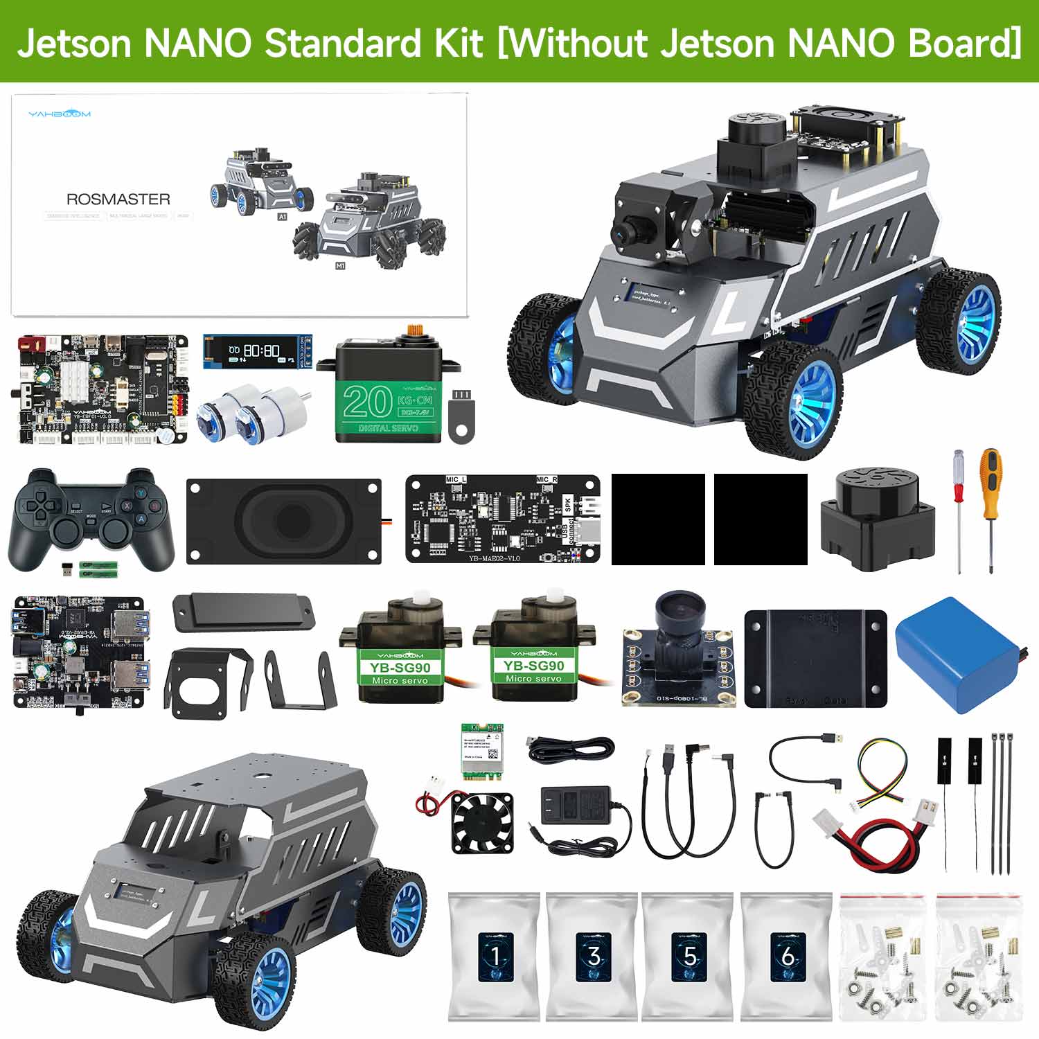 ROSMASTER A1 Standard Kit without Jetson nano
