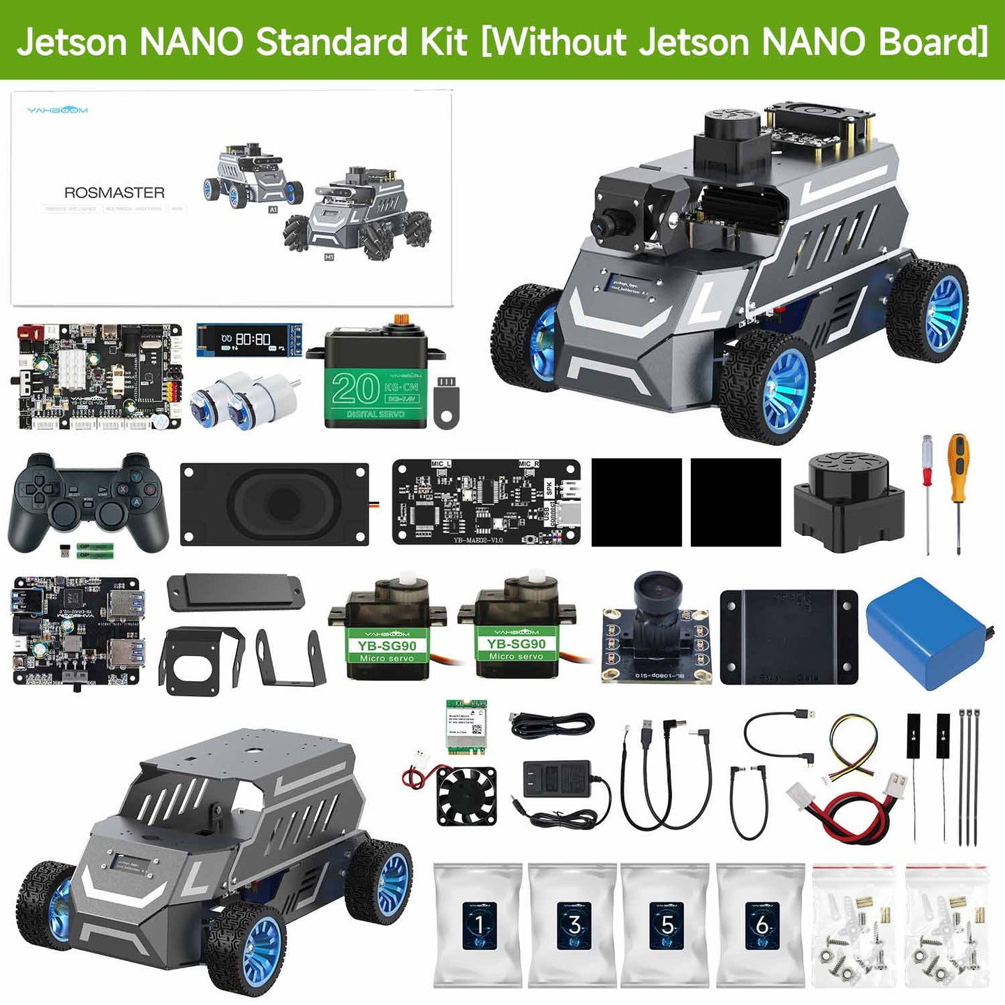 ROSMASTER A1 Standard Kit without Jetson nano