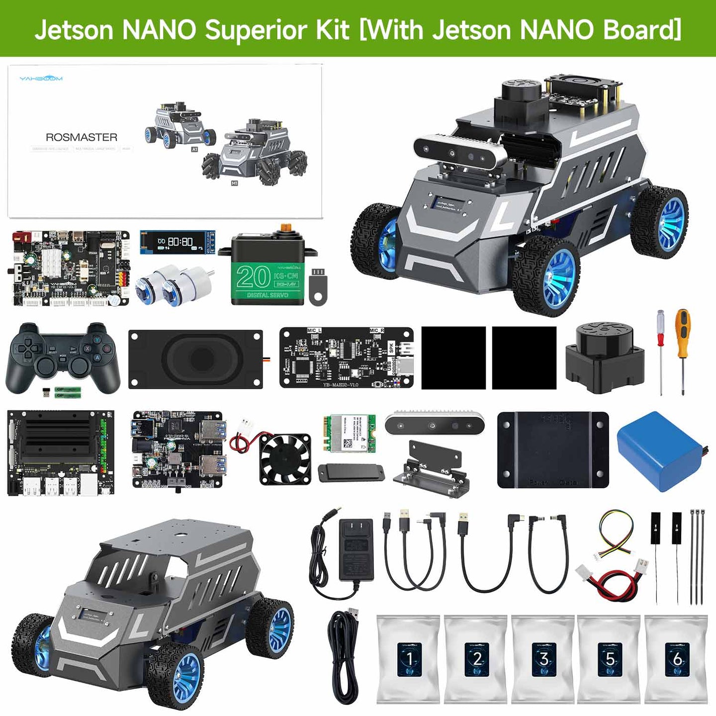 ROSMASTER A1 Superior Kit with Jetson nano