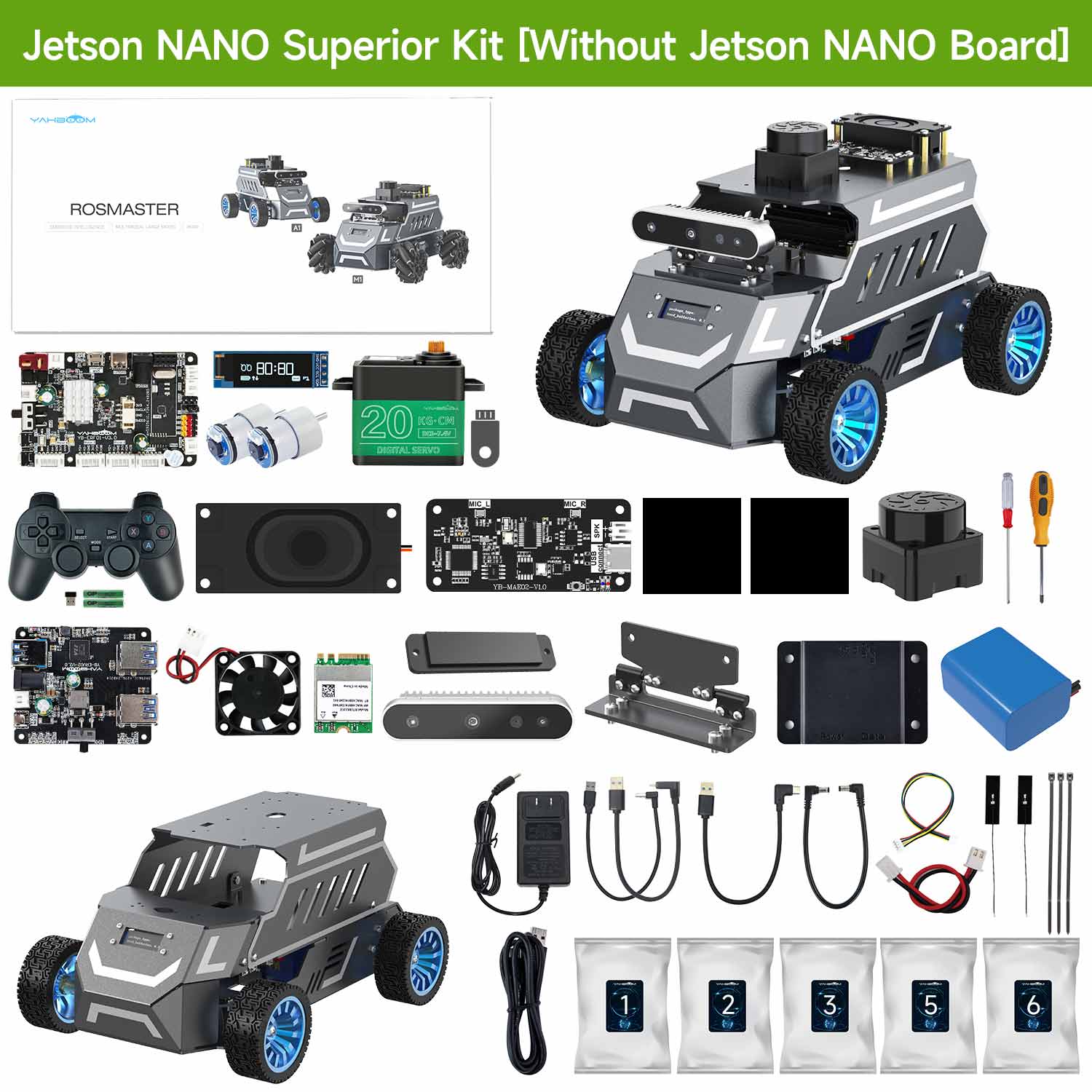 ROSMASTER A1 Superior Kit without Jetson nano