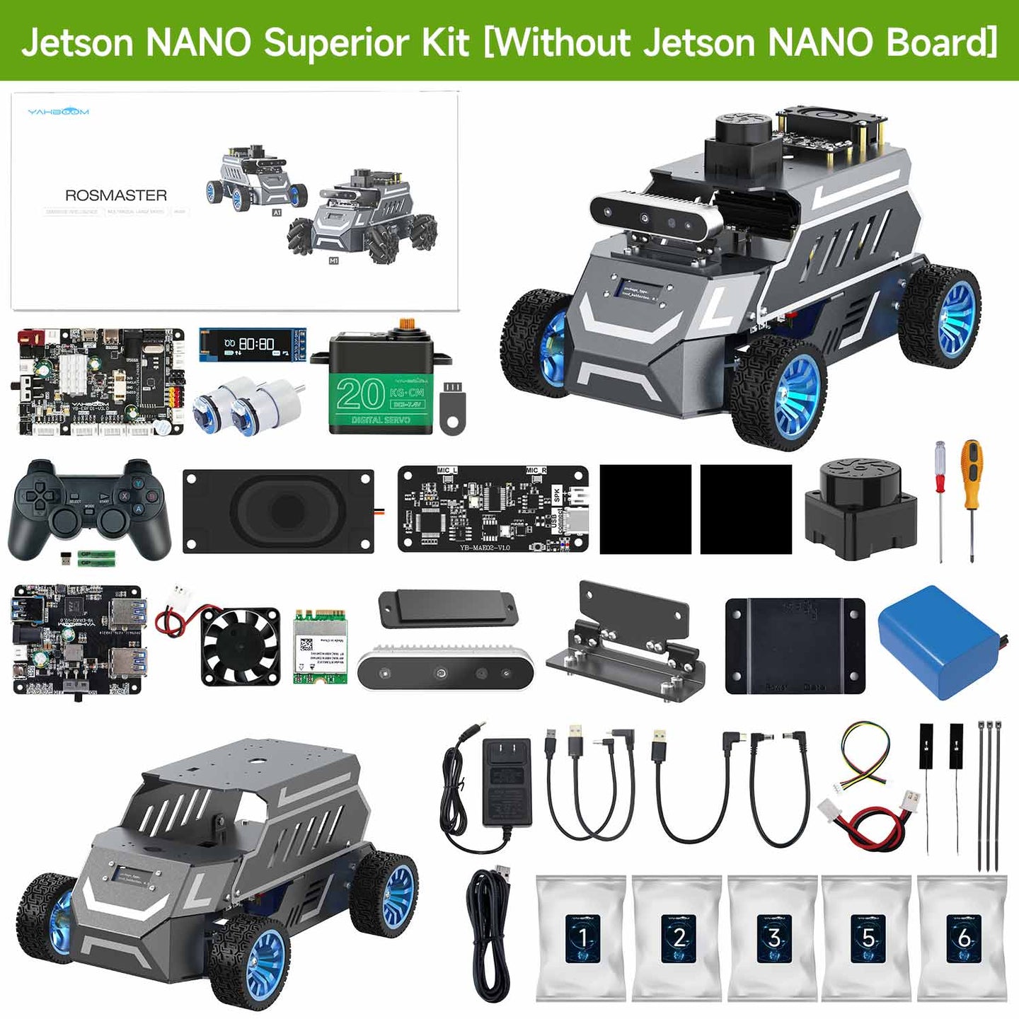 ROSMASTER A1 Superior Kit without Jetson nano