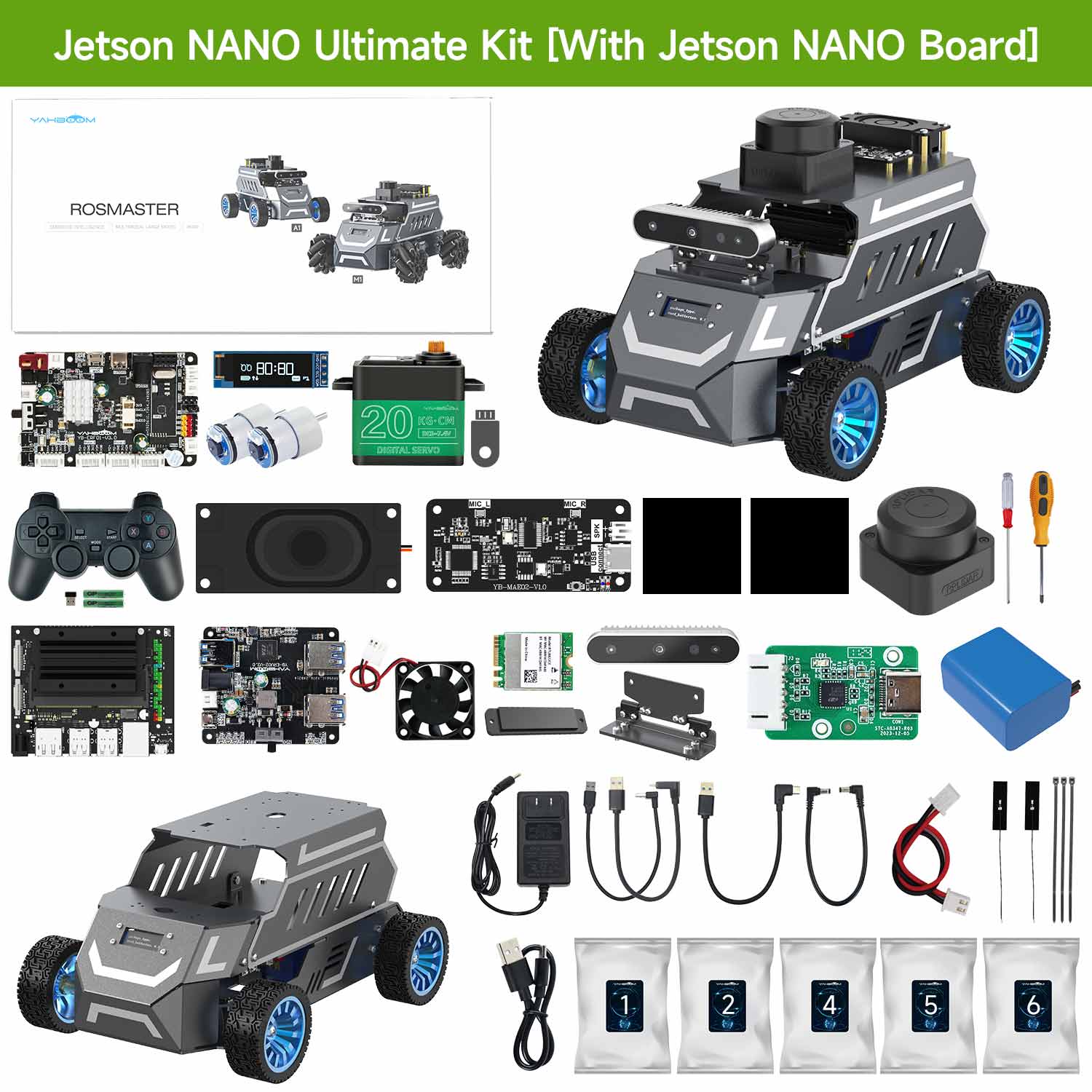 ROSMASTER A1 Ultimate Kit with Jetson nano