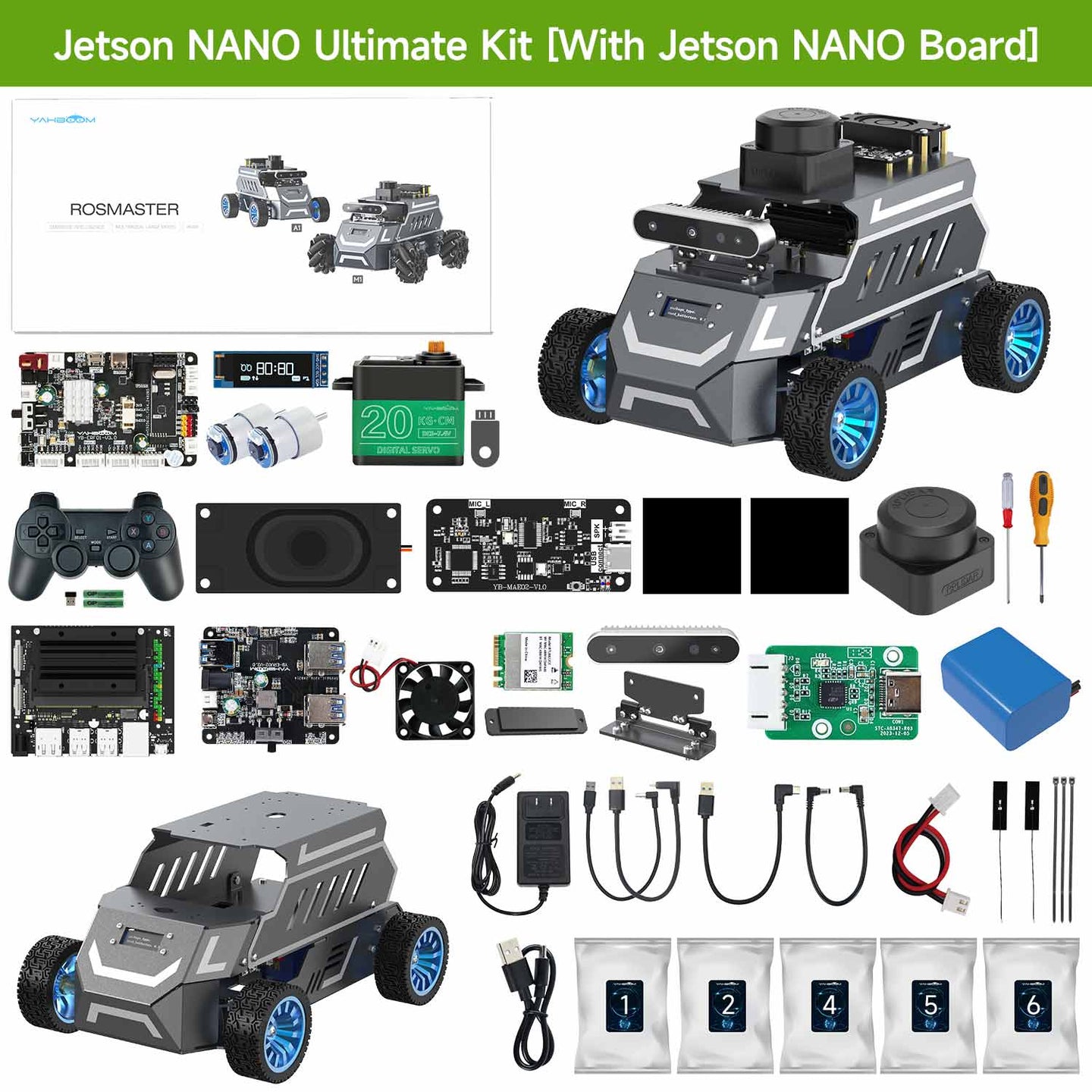 ROSMASTER A1 Ultimate Kit with Jetson nano
