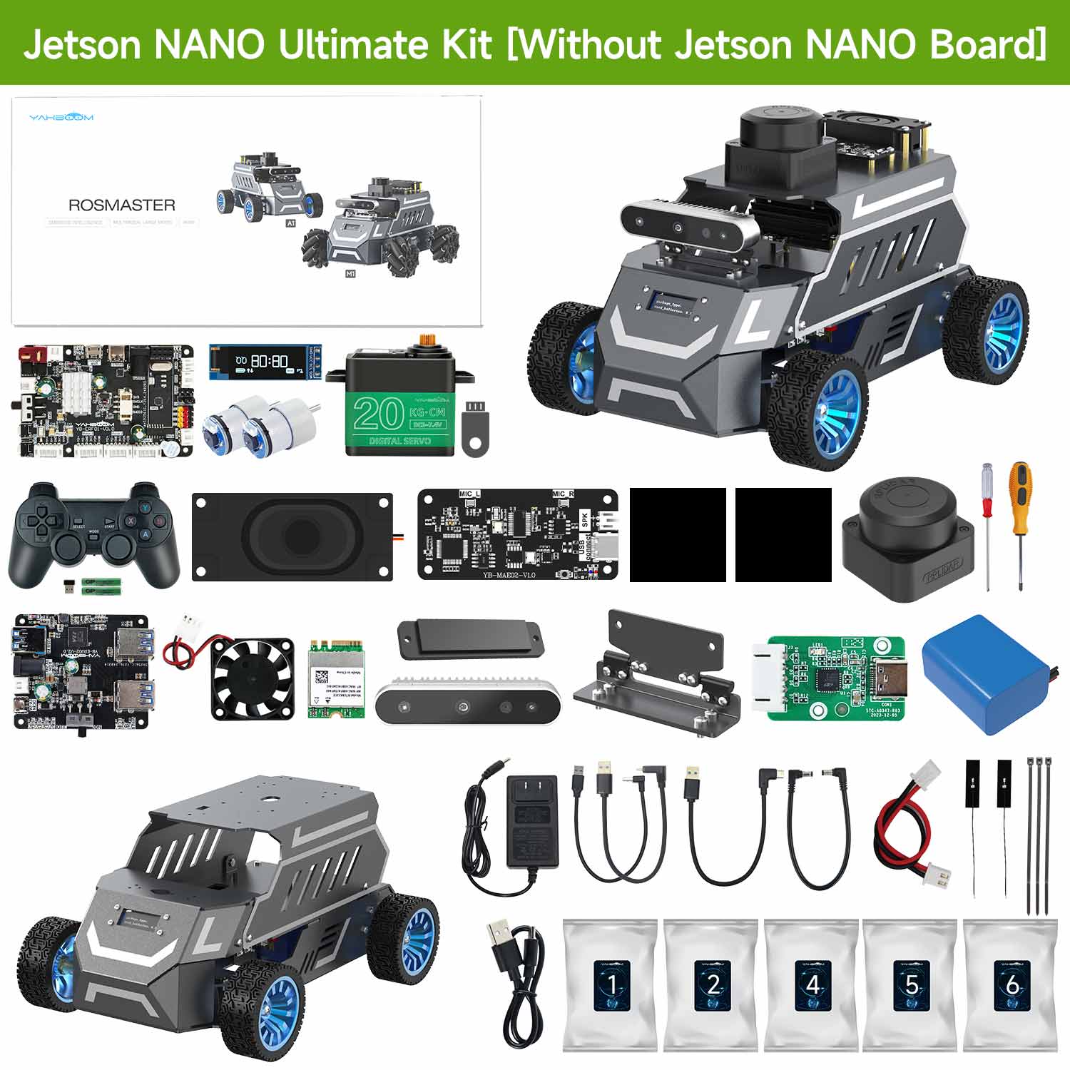 ROSMASTER A1 Ultimate Kit without Jetson nano