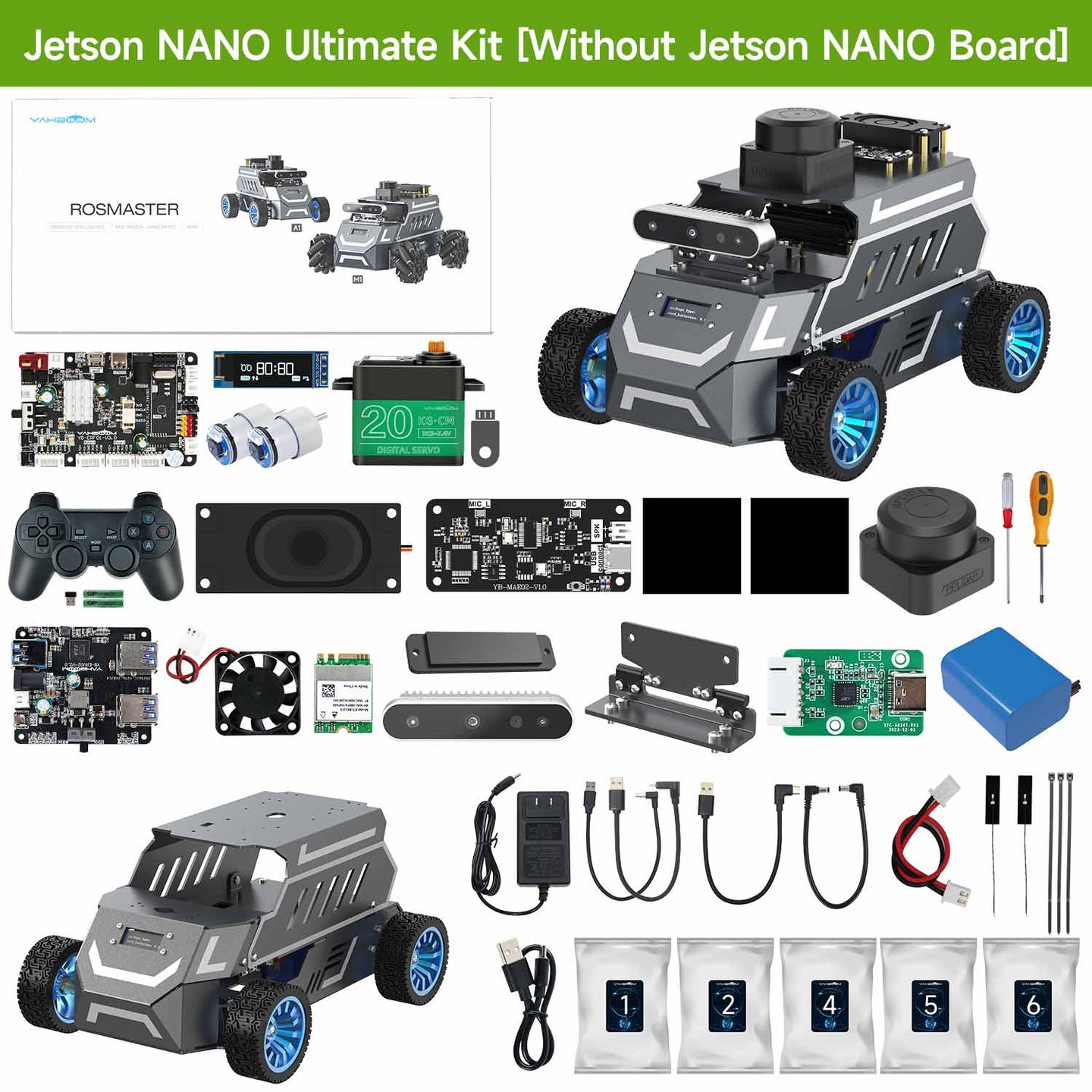 ROSMASTER A1 Ultimate Kit without Jetson nano
