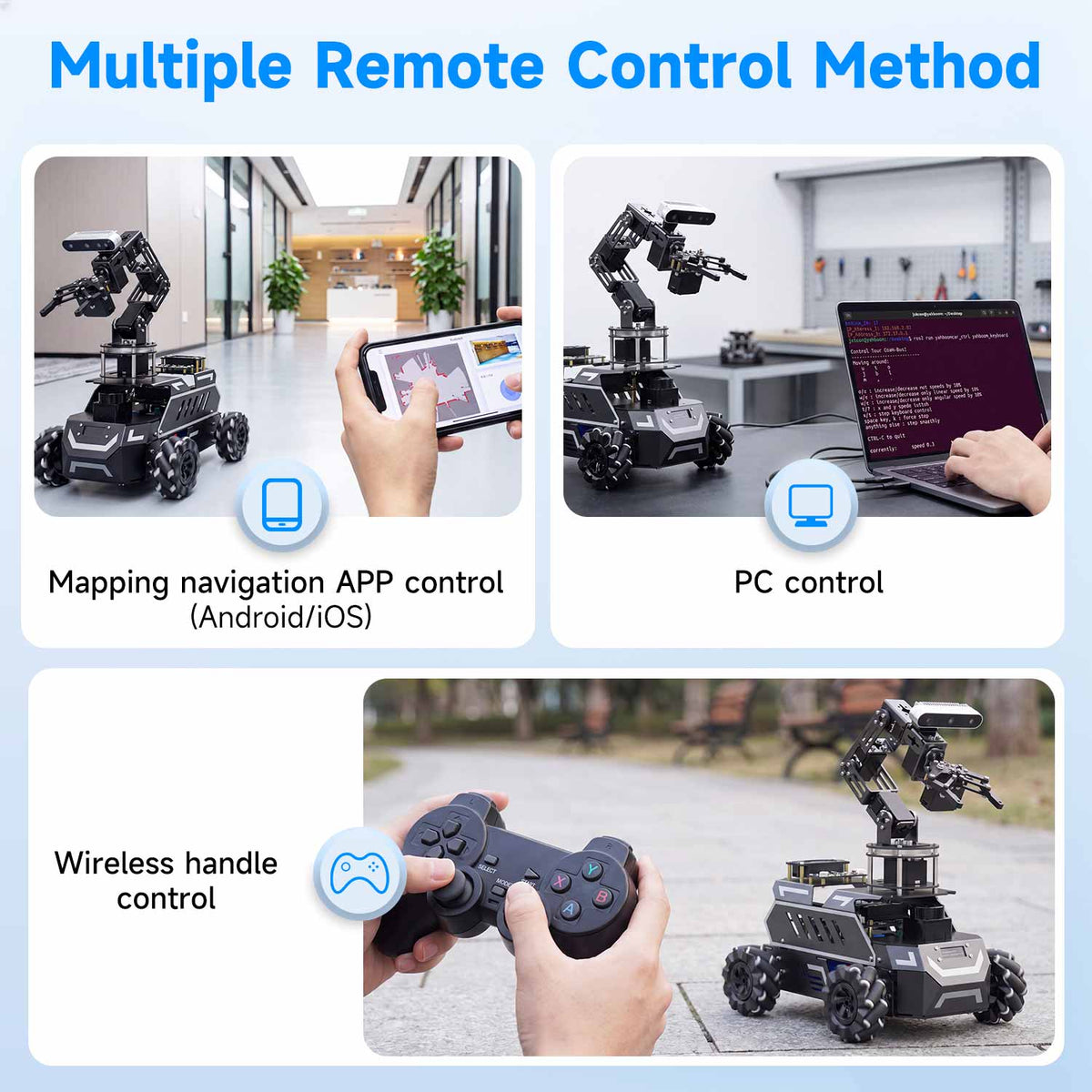 ROSMASTER M1 PRO & ROSMASTER A1 PRO AI Large Language Model ROS2 Robot for Jetson Orin NANO/NX SUPER/RDK X5/RaspberryPi 5