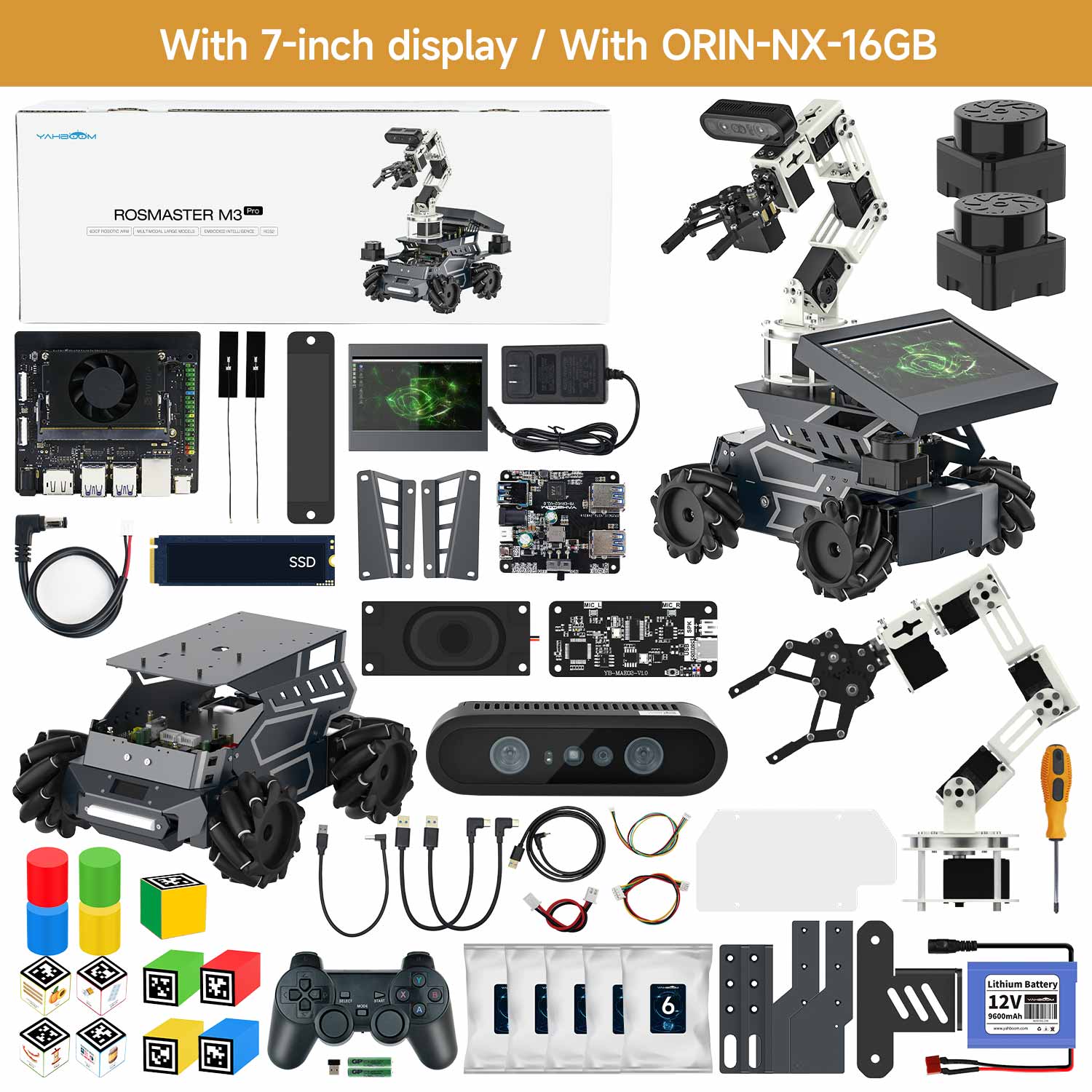 With 7-inch display / With ORIN-NX-16GB