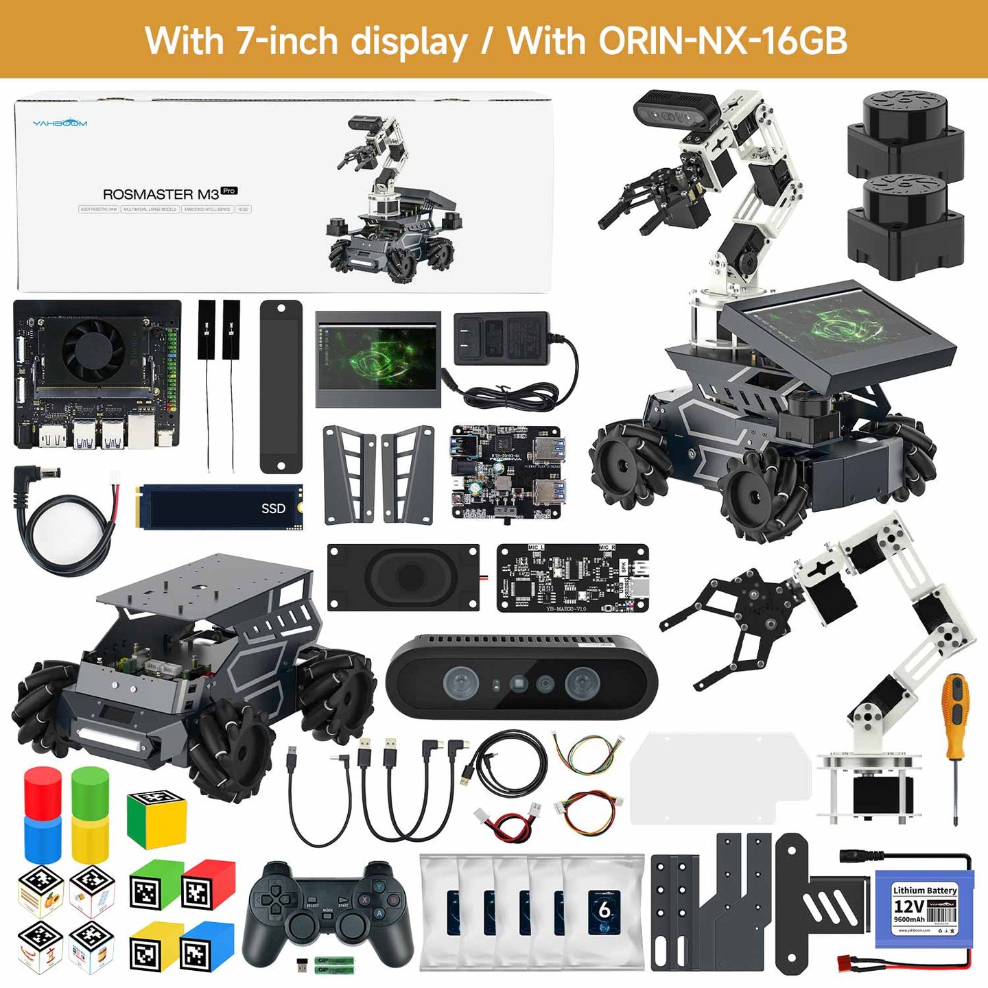 With 7-inch display / With ORIN-NX-16GB