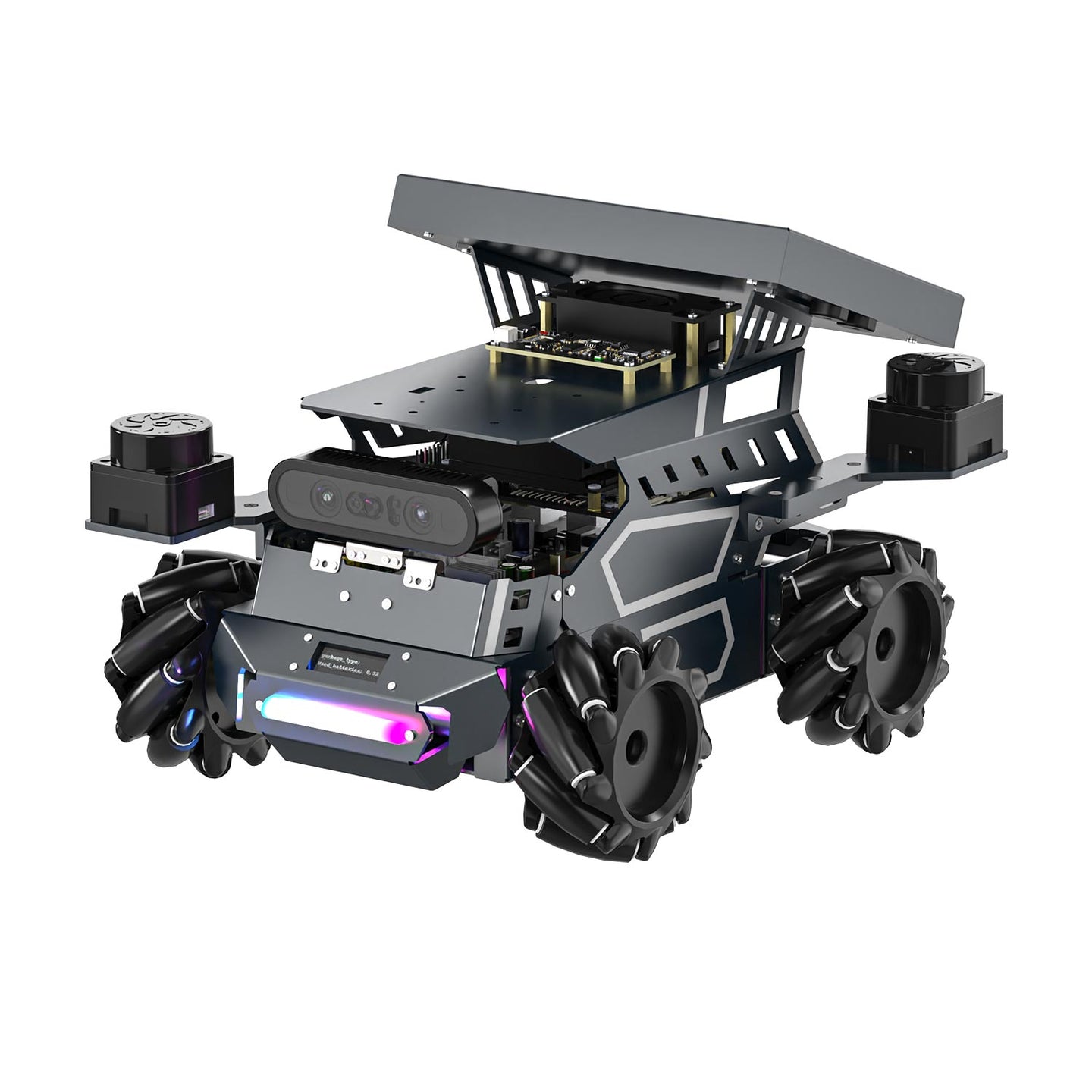 ROSMASTER M3 AI Large Model ROS2 Robot with Mecanum Wheel for Jetson Orin NANO/NX SUPER/RDK X5/RaspberryPi 5