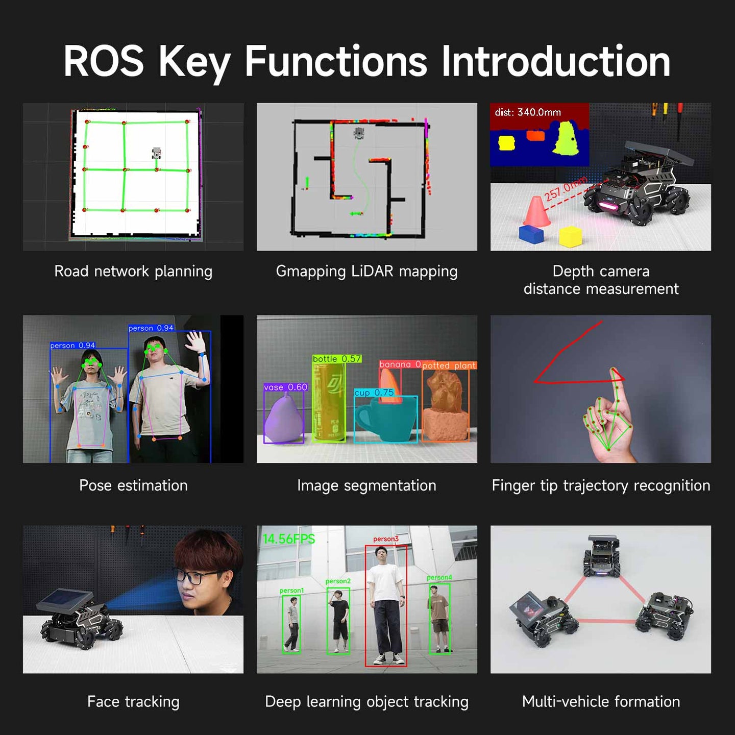 ROSMASTER M3 AI Large Model ROS2 Robot with Mecanum Wheel for Jetson Orin NANO/NX SUPER/RDK X5/RaspberryPi 5