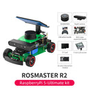 Robot ROSMASTER R2 ROS2 con estructura Ackermann para Jetson NANO 4GB/Orin NANO/Orin NX/RPi 5/4B (velocidad máxima: 1,8 m/s)