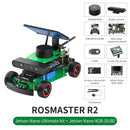 Robot ROSMASTER R2 ROS2 con estructura Ackermann para Jetson NANO 4GB/Orin NANO/Orin NX/RPi 5/4B (velocidad máxima: 1,8 m/s)