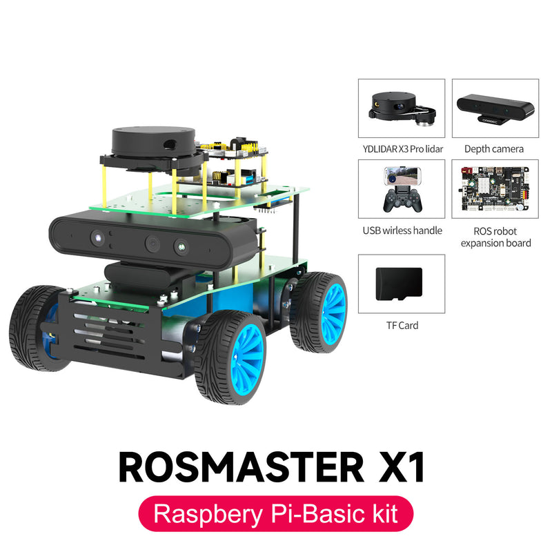 ROSMASTER X1 ROS Robot for Jetson NANO 4GB/RaspberryPi 5