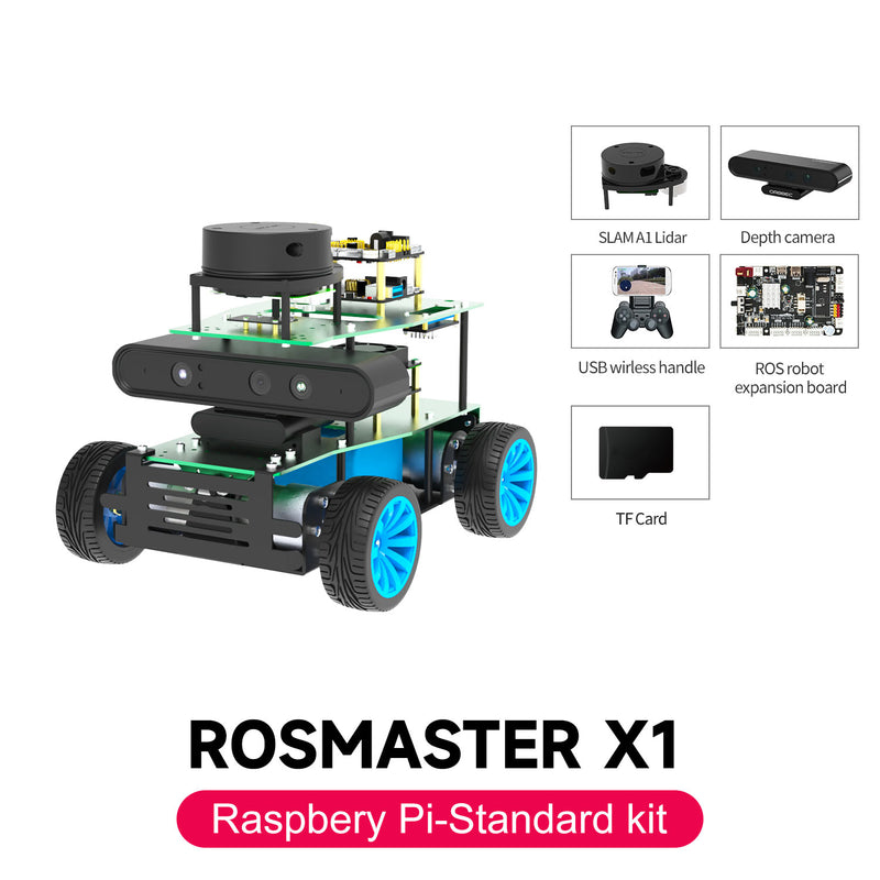 ROSMASTER X1 ROS Robot for Jetson NANO 4GB/RaspberryPi 5