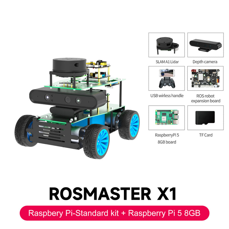 ROSMASTER X1 ROS Robot for Jetson NANO 4GB/RaspberryPi 5