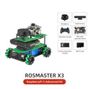 Robot ROSMASTER X3 ROS2 avec roue Mecanum pour Jetson NANO 4GB/Orin NANO/Orin NX/RaspberryPi 5