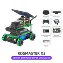 Robot ROSMASTER X3 ROS2 avec roue Mecanum pour Jetson NANO 4GB/Orin NANO/Orin NX/RaspberryPi 5