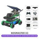 Robot ROSMASTER X3 ROS2 avec roue Mecanum pour Jetson NANO 4GB/Orin NANO/Orin NX/RaspberryPi 5